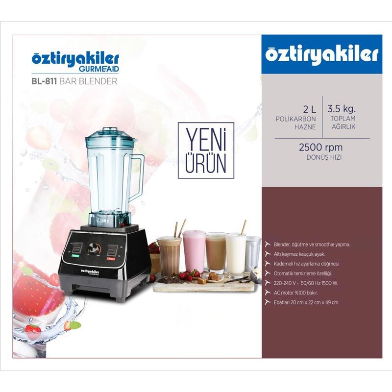 Öztiryakiler Gurmeaid Bar Blender